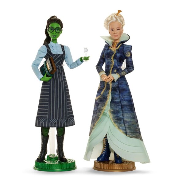 Madam Morrible & Elphaba Limited Edition Barbie doll from movie Wicked - Picture 1 of 9